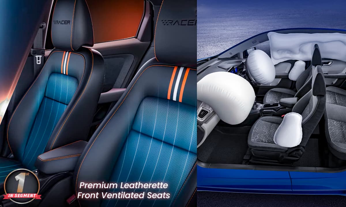 TATA ALTROZ Leather-Interior-Airbags